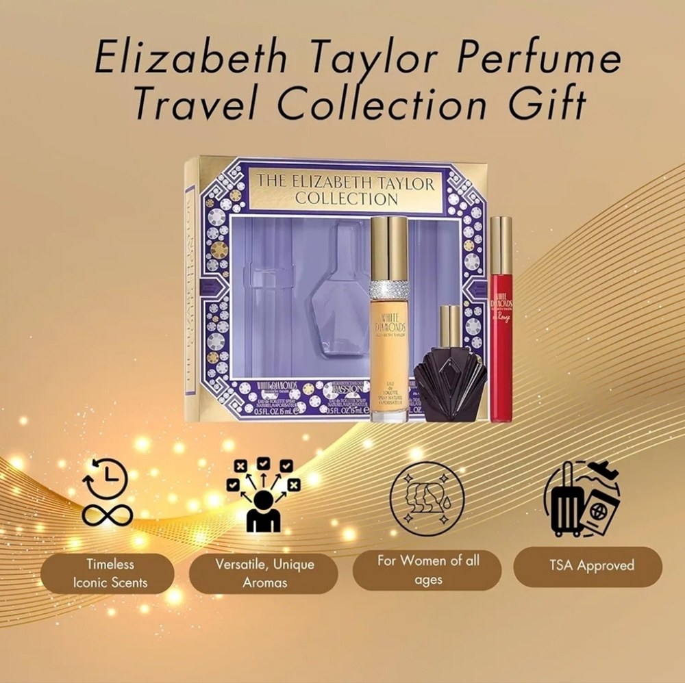 The Elizabeth Taylor Collection White Dianonds gift Set - Picture 11 of 13